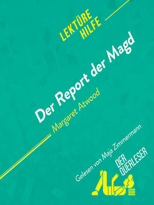 cover image of Der Report der Magd von Margaret Atwood Lektürehilfe